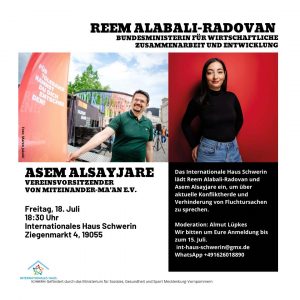 Reem Alabali-Radovan & Asem Alsayjare